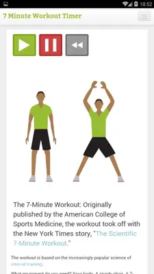 7 Min Workout android App screenshot 0