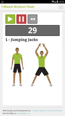 7 Min Workout android App screenshot 1