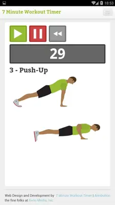 7 Min Workout android App screenshot 3