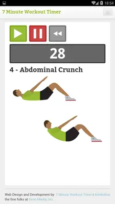 7 Min Workout android App screenshot 4